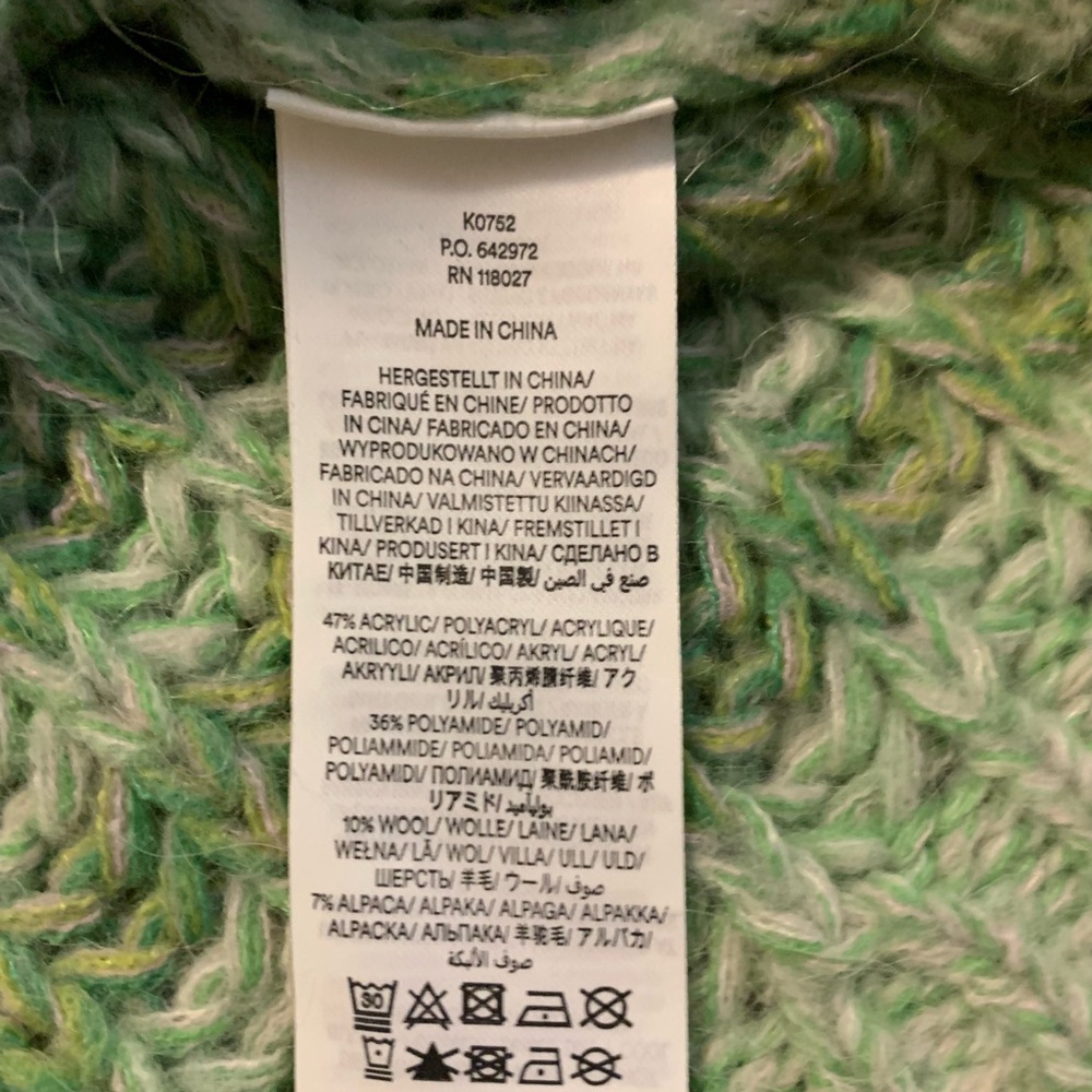 Boden Sage Green Crew Neck Sweater size large good condition - Picture 6 of 6